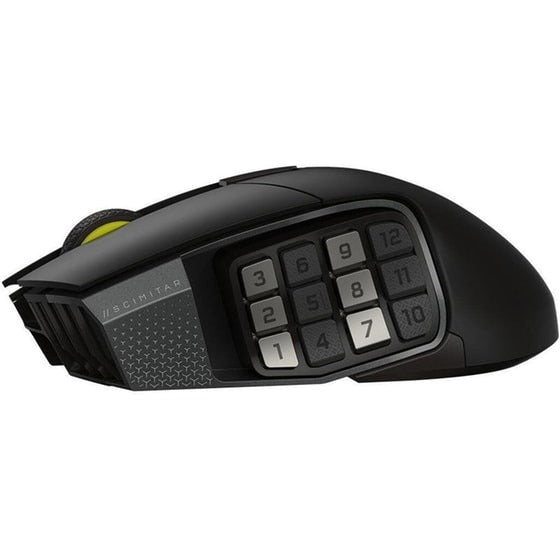 Corsair SCIMITAR ELITE WIRELESS SE Gaming Mouse - Gun Metal - 16 Programmable Buttons - CH-9314014-WW