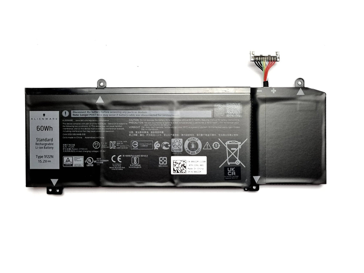 Dell BTRY PRI 60WHR 4C LITH SMP Battery F3YGT