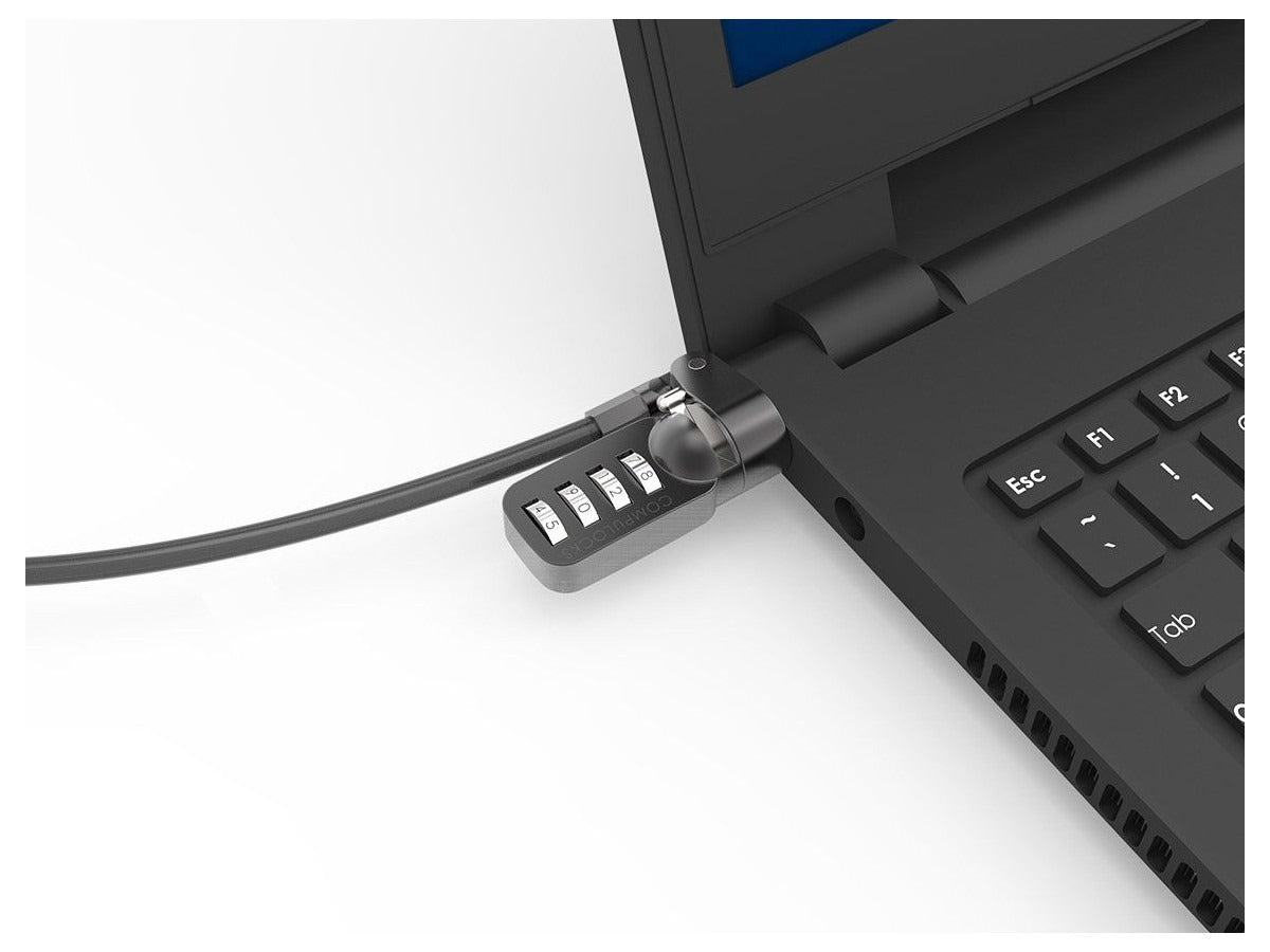 Compulocks Universal Laptop Security Cable T-bar - 4 Dial Combination Lock - CL37