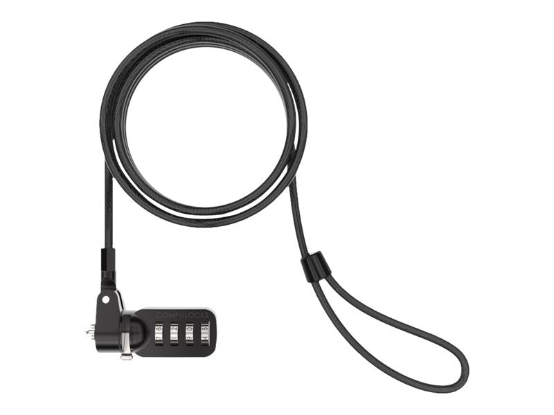 Compulocks Universal Laptop Security Cable T-bar - 4 Dial Combination Lock - CL37