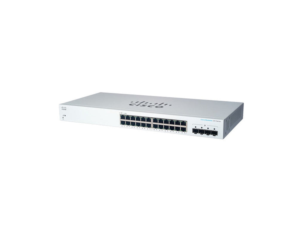 Cisco Business 220 Series CBS220-24T-4 G - Smart Switch - 24 x 10/100/1000 + 4 x Gigabit SFP
