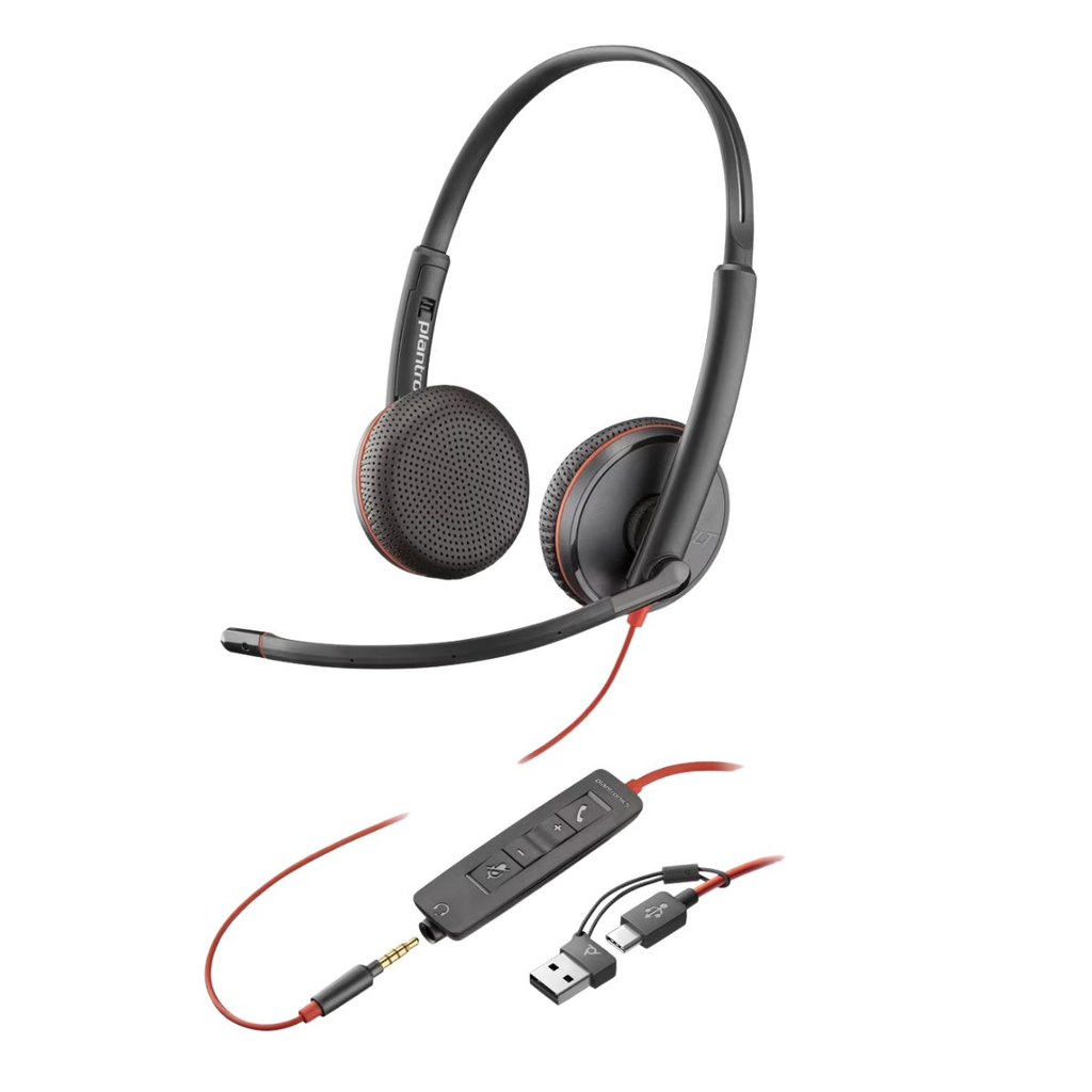 POLY Blackwire 3320 Headset Wired IT 31134322