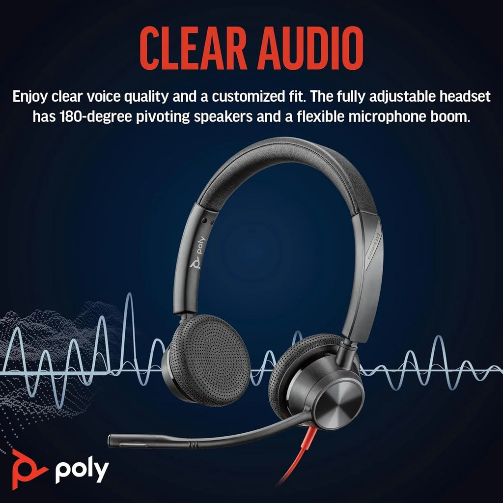 POLY Blackwire 3325 Headset Wired IT 31134337