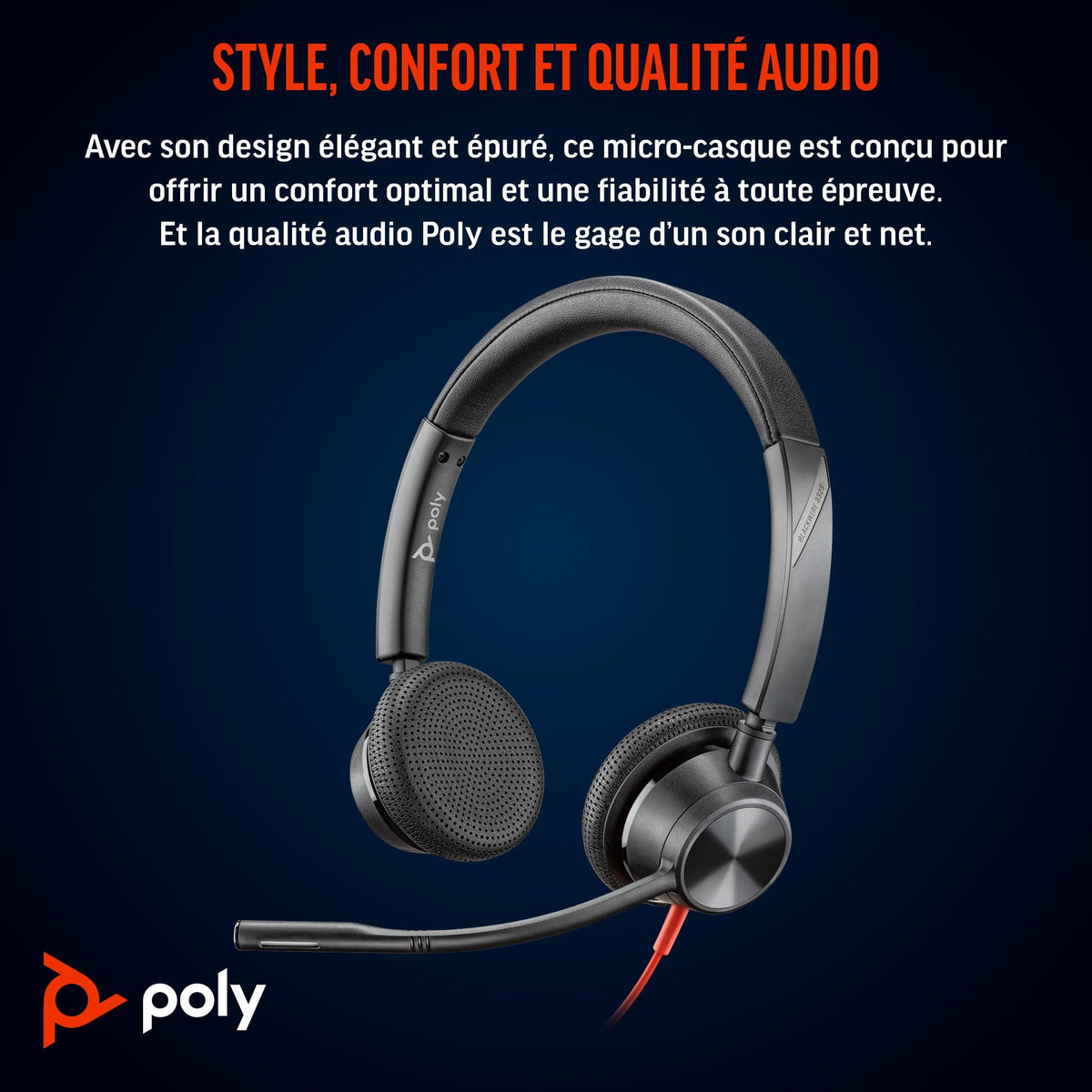 POLY Blackwire 3325 Headset Wired IT 31134337