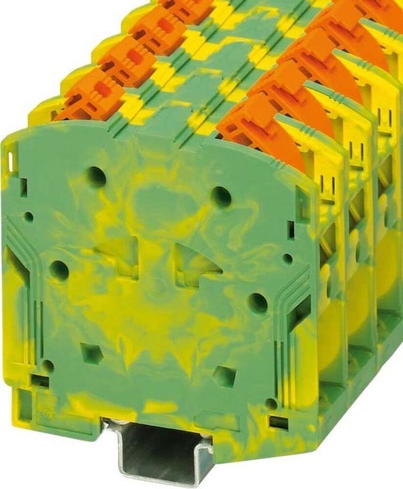 Phoenix Contact PTPOWER 95 High-Current Protective Conductor Terminal - Green-Yellow - 3260106 95-PE