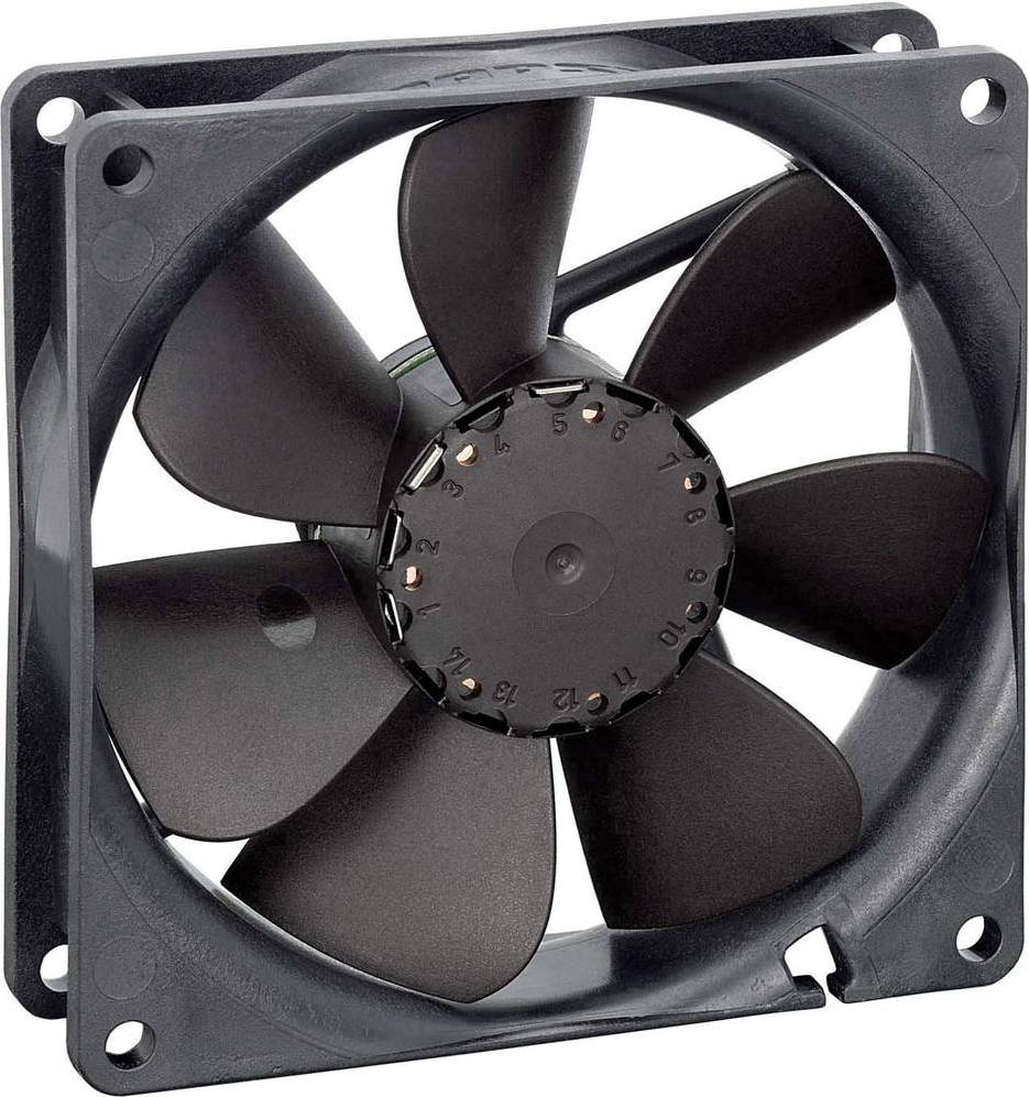 EBM Papst 3412NHH Axial Fan 12 V 100 m³/h 92 x 92 x 25.4 mm 9292506316