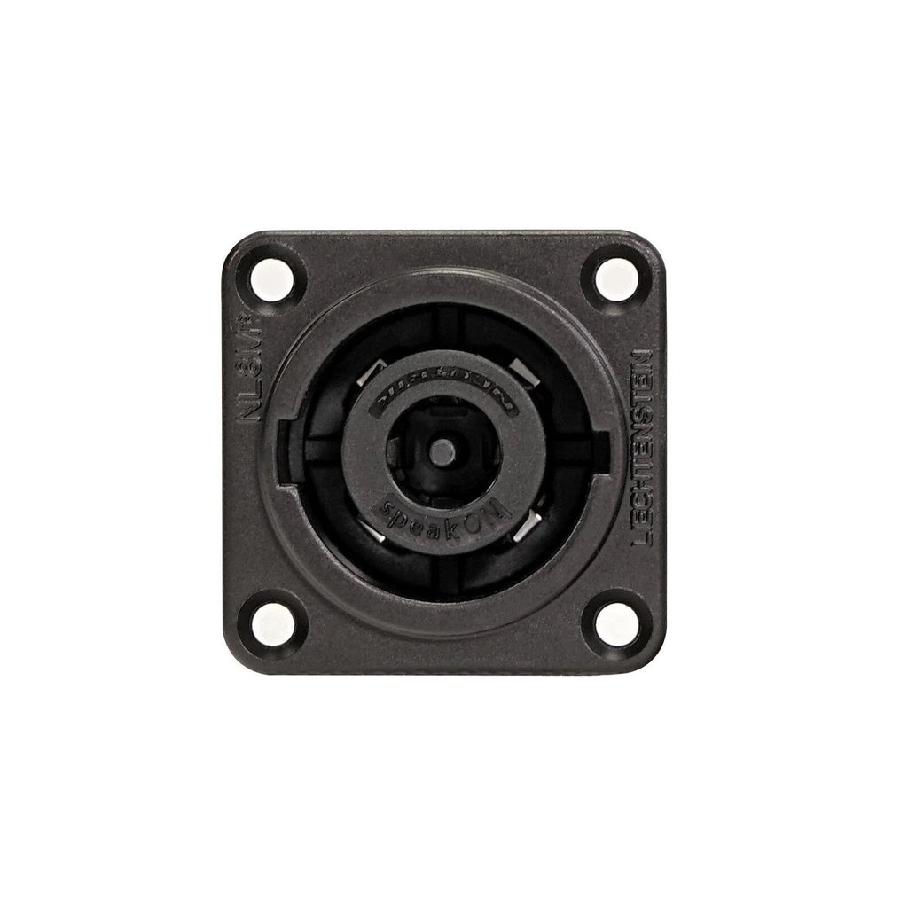 Neutrik NLT8MPXX-BAG Loudspeaker Connector - Flange Socket - 8 Poles - Black - 1 pc.