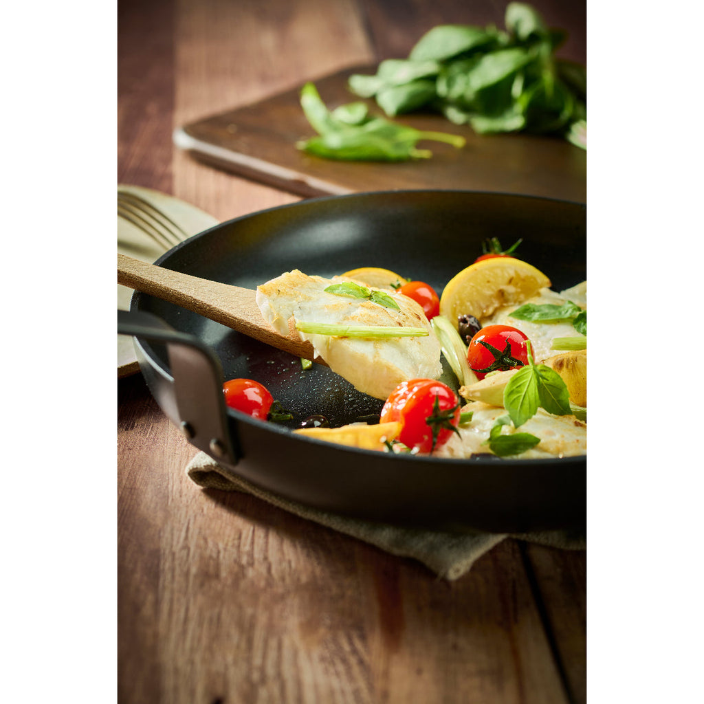 de BUYER CERANOA Round Frying Pan 28 cm - Forged Aluminum, PFAS-Free Ceramic Coating - DB8220-28