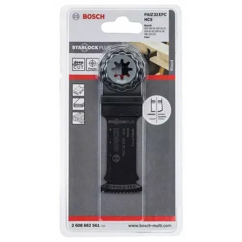 Bosch PAIZ 32 EPC Plunge Saw Blade for Wood Softwood Starlock Plus 60 mm x 32 mm (2608662561)