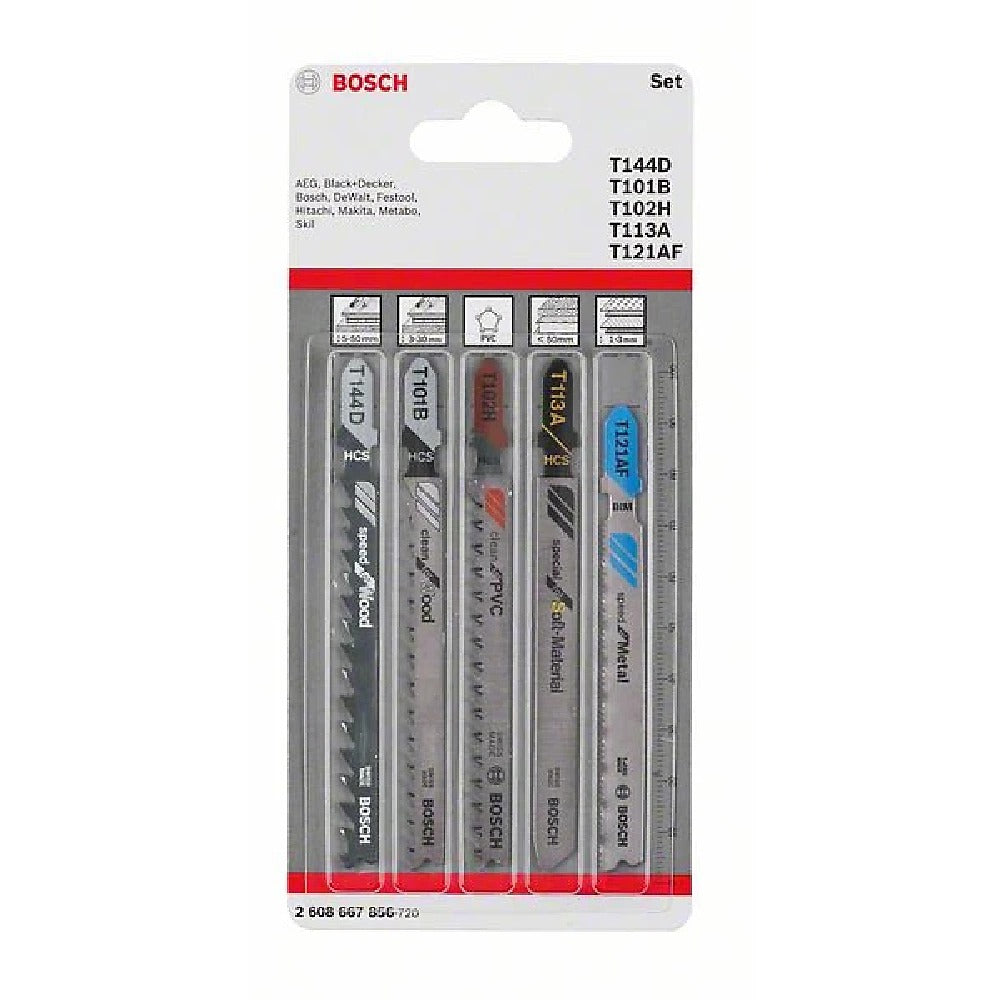 Bosch Jigsaw Blade Set Allrounder 5-piece - 2608667856