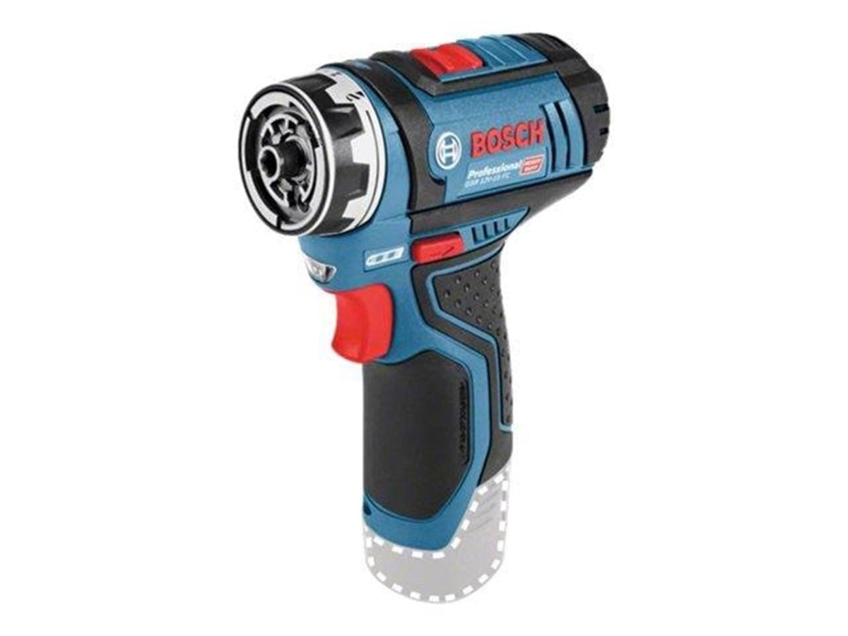 Bosch GSR 12V-15 FC Professional Cordless Drill/Driver - 2 Speeds - 10 mm - 30 Nm - Battery Not Included (06019F6004)