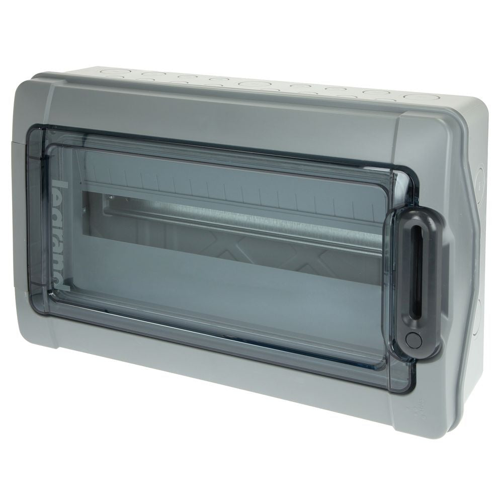 LEGRAND Surface-Mounted Distribution Box, IP65, 1 Row/18 Modules - 601985