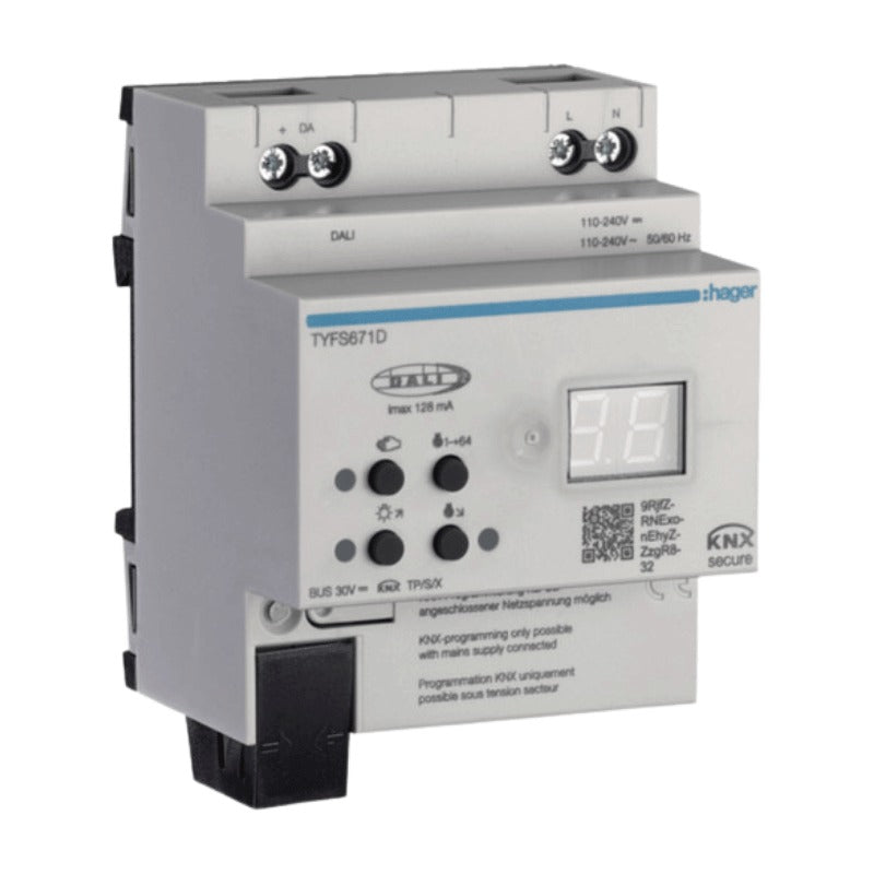 Hager Gateway TYFS671D KNX/DALI 2 Secure 1-Gang (TYFS671D) 1-fach