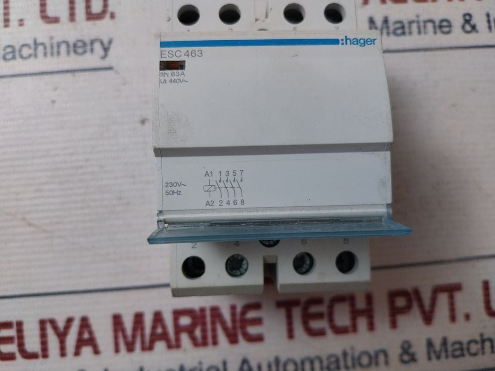 Hager ESC463 Circuit Breaker 63 A 4/16 mm² 230 V 50 Hz ESC463