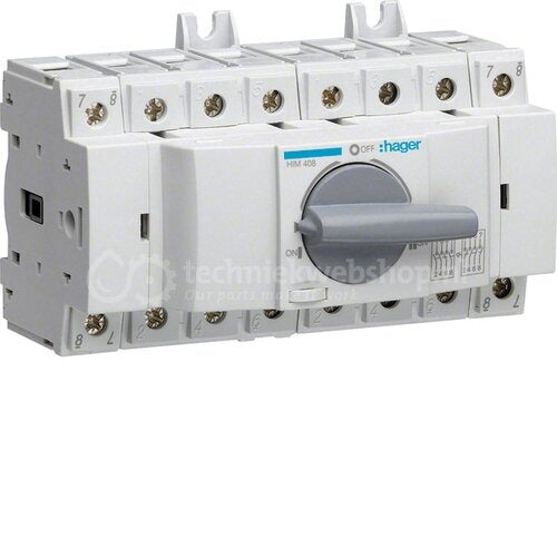 Hager Changeover Switch 4x80A HIM408