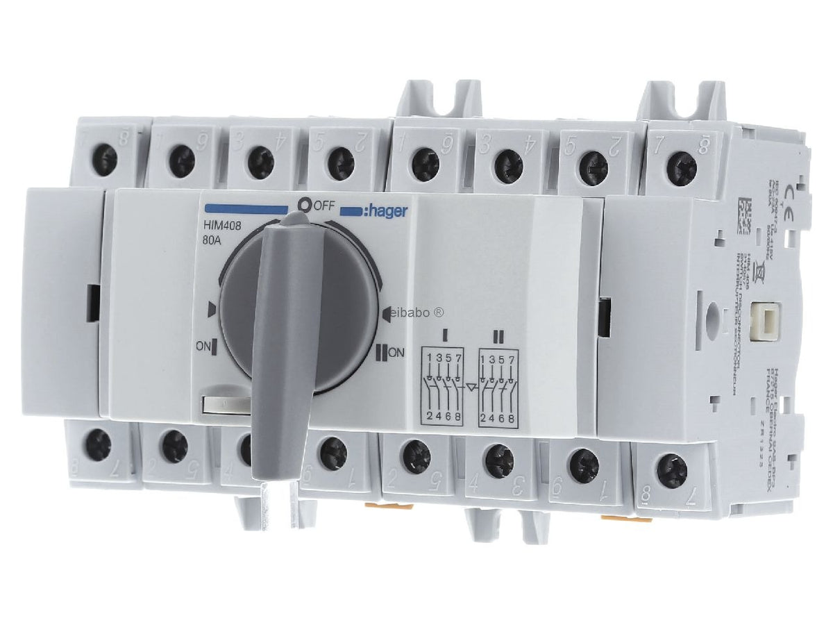 Hager Changeover Switch 4x80A HIM408