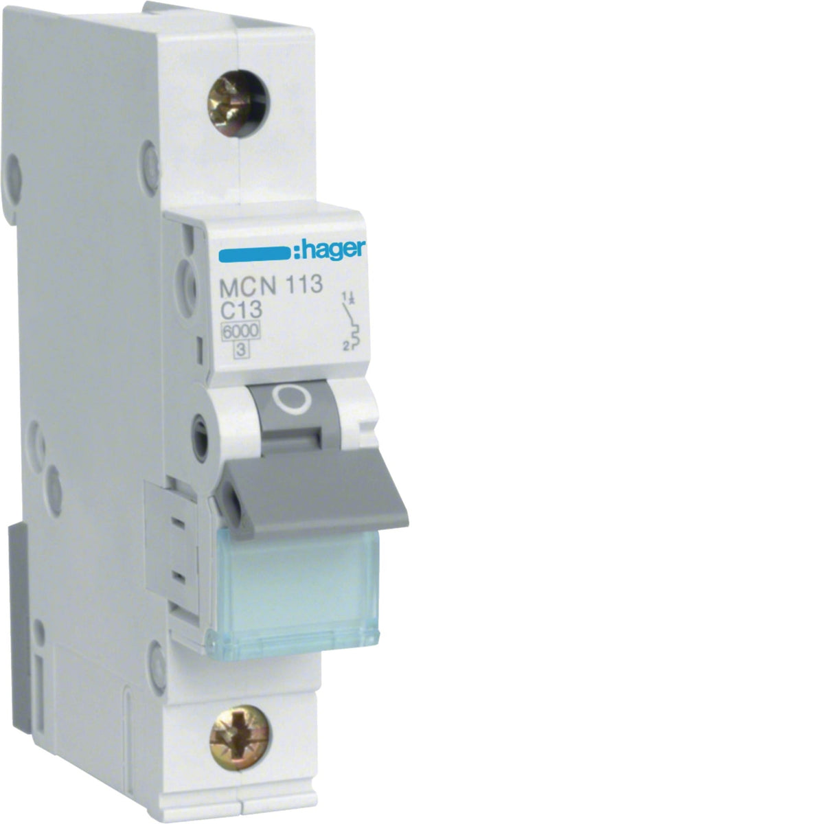 Hager MCN113 1P Circuit Breaker 13A 50/60Hz