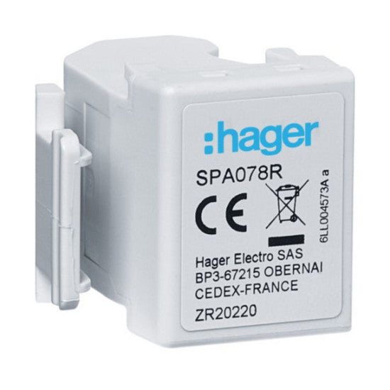 Hager SPA078R Relay Contact for Surge Protector SPA70xZ/SPA80xZ - SPA078R