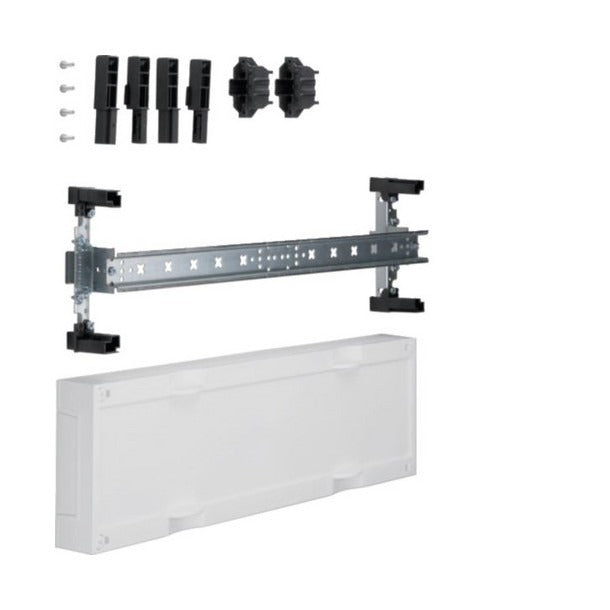 Hager UD12A1 - Horizontal DIN Rail Mounting Enclosure - White - 500x125x150 mm
