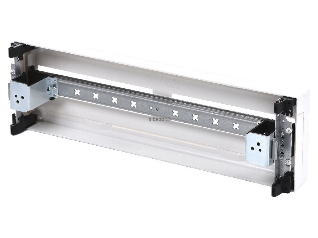 Hager UD12B1 - Module for Horizontal DIN Rail Mounting - Black/White - 500 mm x 125 mm x 150 mm