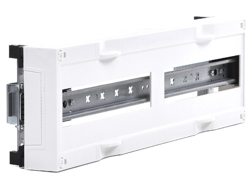 Hager UD12B1 - Module for Horizontal DIN Rail Mounting - Black/White - 500 mm x 125 mm x 150 mm