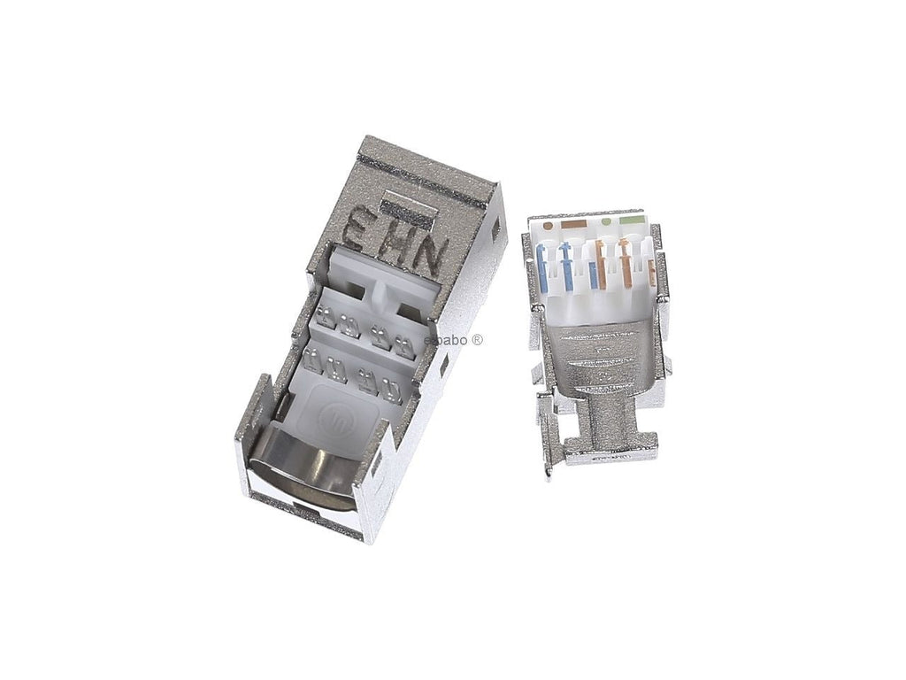 Hager RJ45-Einbaumodule E-Dat CAT 6a VU603NWH (VZ314RJ)