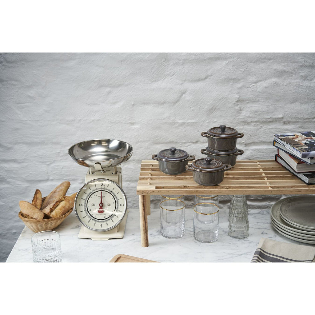 Staub Ceramic Cocotte Set 4-piece Ø 10 cm Antique Grey (40508-160-0)