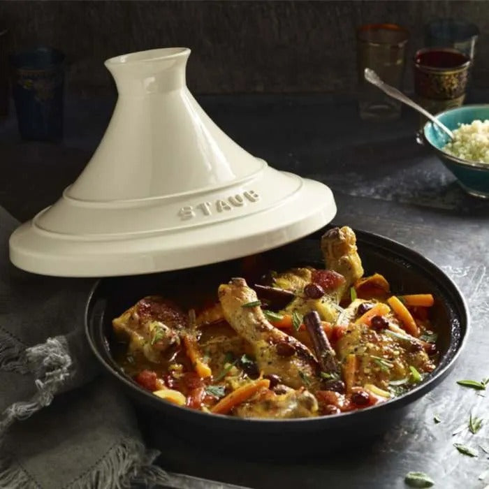 Staub Tajine Round Cast Iron Cream 1 piece (40509-394)