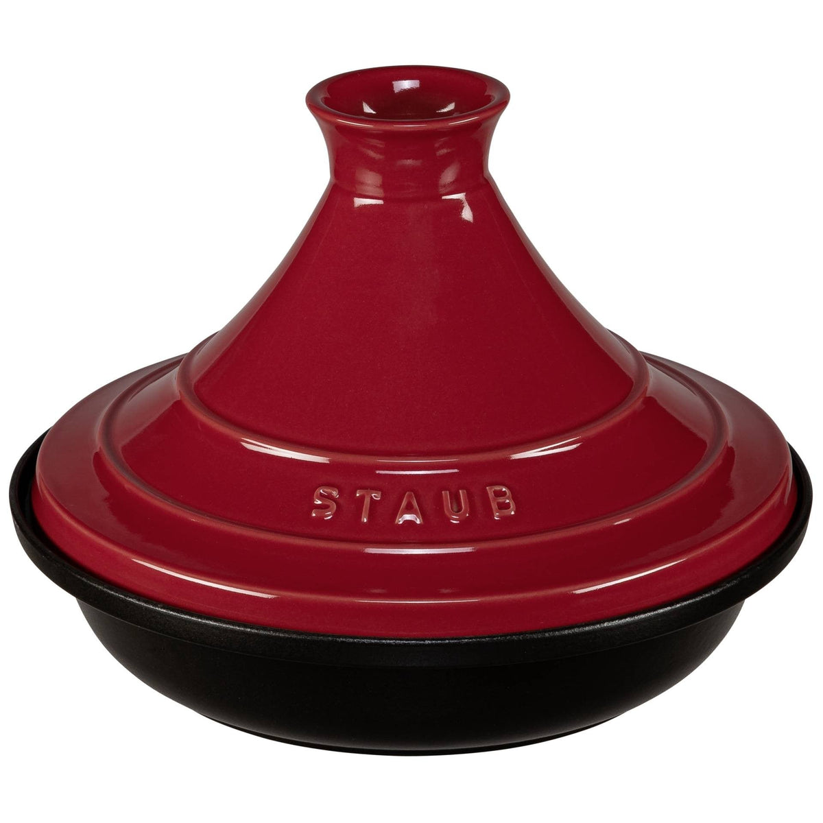 Staub Tajine Round Cast Iron - Cherry - 1 piece (40510-327-0)