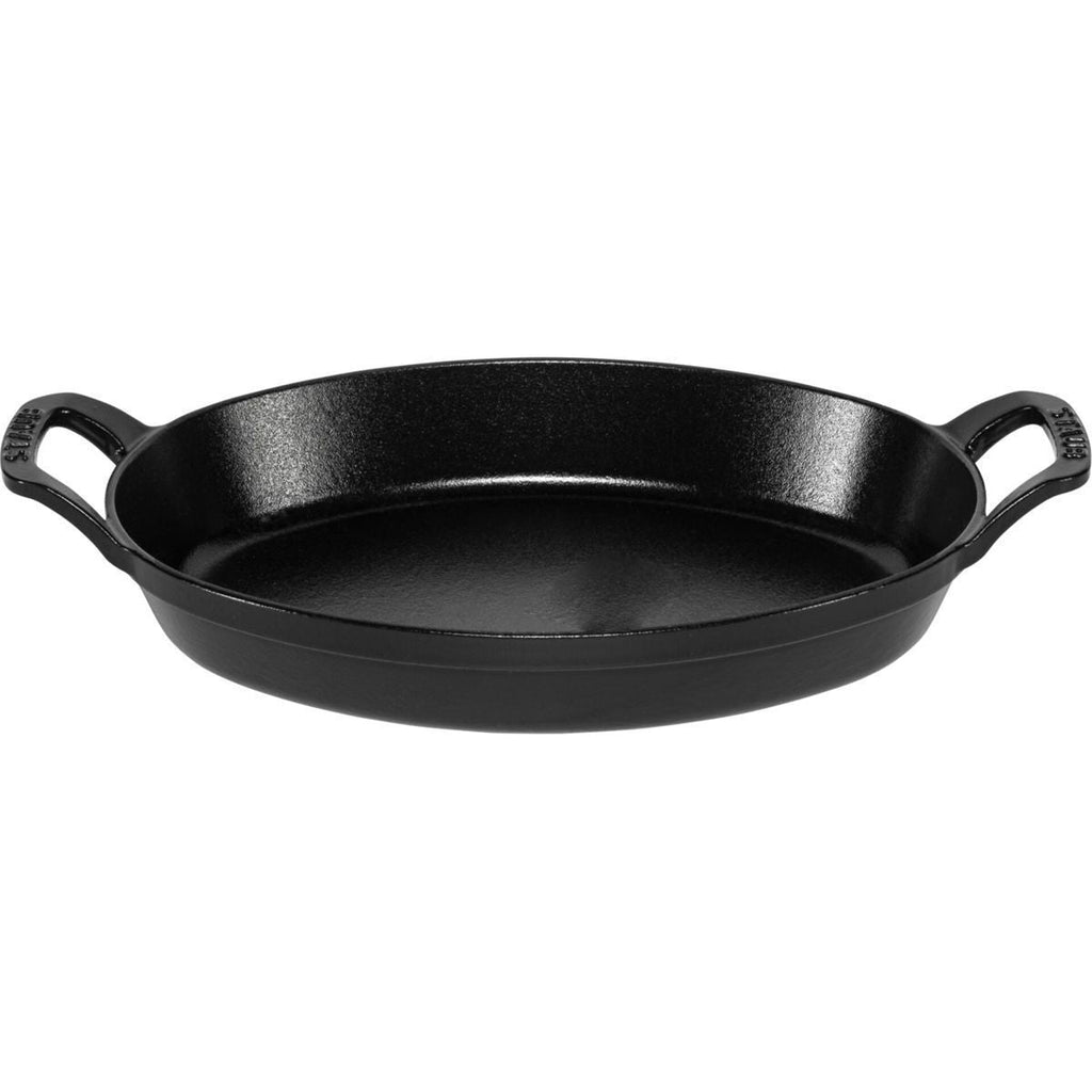 Staub Oval Cast Iron Dish - Black - 1 Piece (40509-341-0)