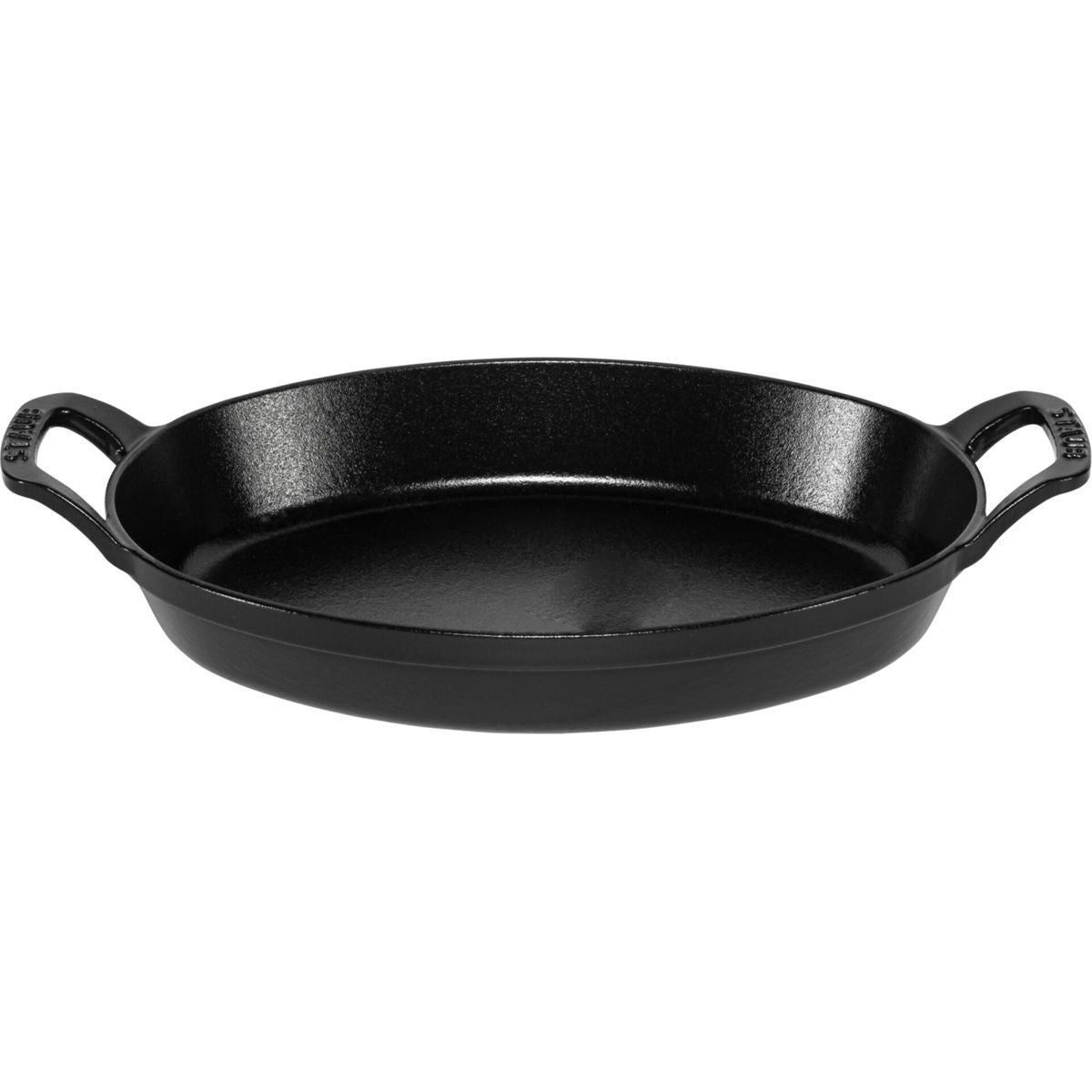 Staub Oval Cast Iron Dish - Black - 1 Piece (40509-341-0)