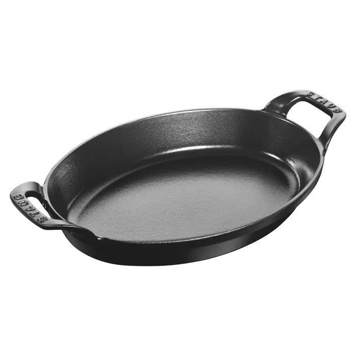 Staub Oval Cast Iron Dish - Black - 1 Piece (40509-341-0)