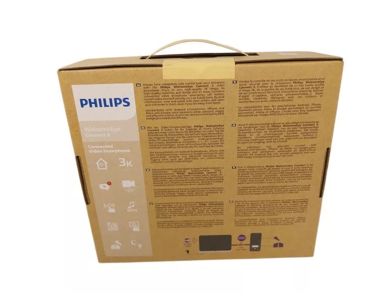 Philips WelcomeEye Connect 3 Video Door Intercom System WiFi for Family House (531046)