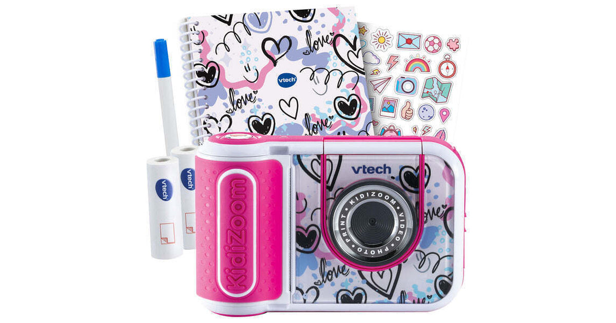 VTech KidiZoom Print Cam Scrapbook Bundle Pink, 80-549164