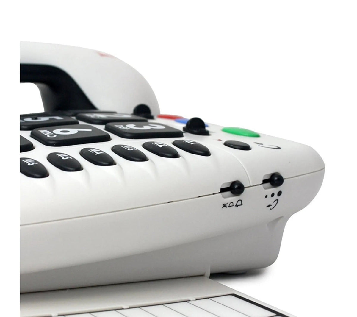 Geemarc CL100 Corded Telephone, Adjustable Volume, 3 Emergency Memories