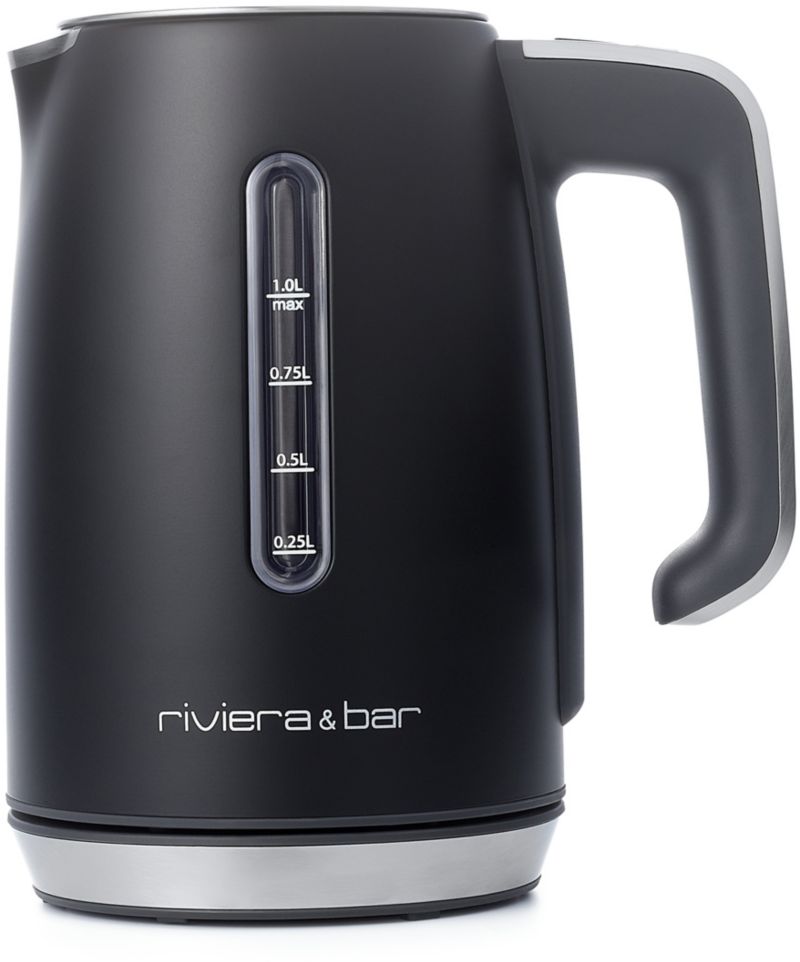riviera&bar LILA Kettle Stainless Steel 1 L Black (BBT729)