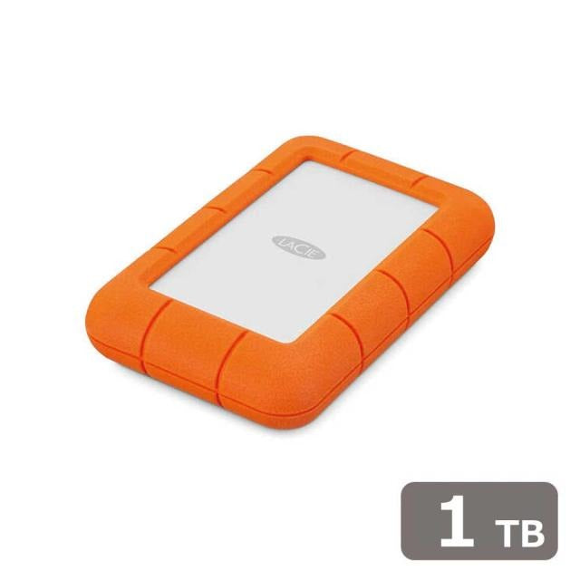 LaCie Rugged Mini - Portable Hard Drive - 1TB - USB 3.0 - 5400 RPM - Model 301558 USB3.0