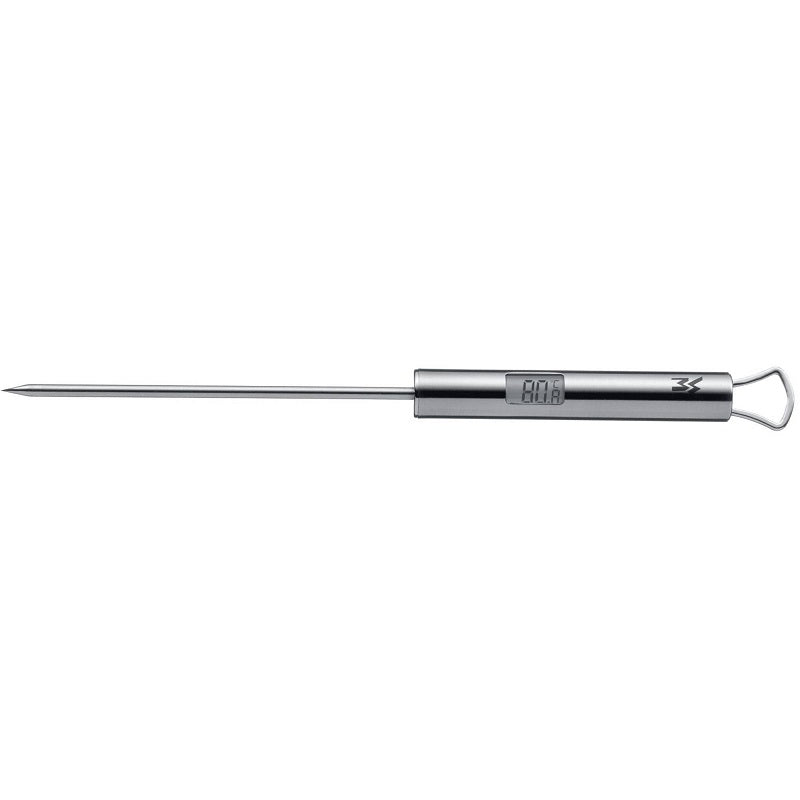 WMF Profi Plus Digital Kitchen Thermometer, 23 cm, Cromargan Stainless Steel, Heat-Resistant up to 200°C