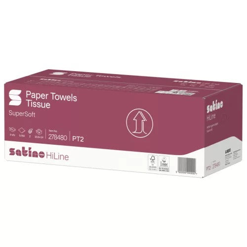 6 wepa prestige 2-ply towel rolls (317820)