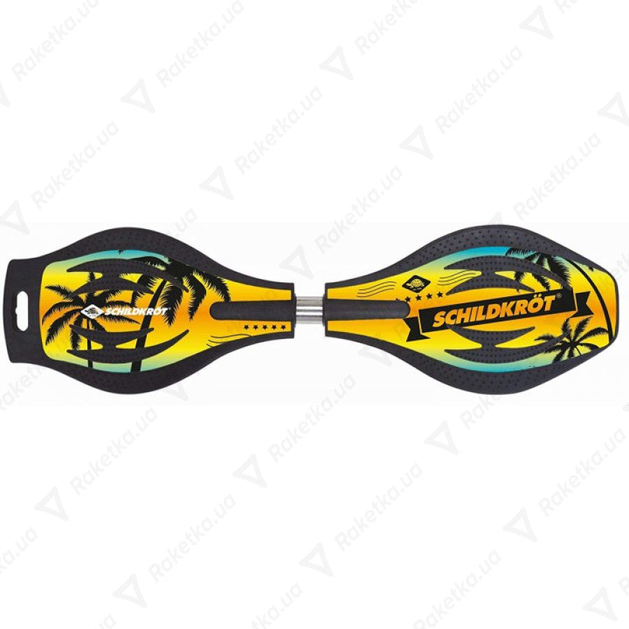 SCHILDKRÖT Waveboard Good Vibes Ocean Drive - Large Plastic Deck with Anti-Slip Structure (510804)