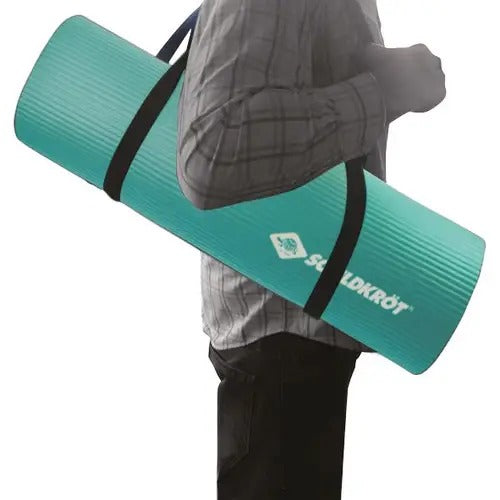 SCHILDKRÖT Fitness Mat, 10 mm, mint, non-slip synthetic rubber - 1 piece (960065)