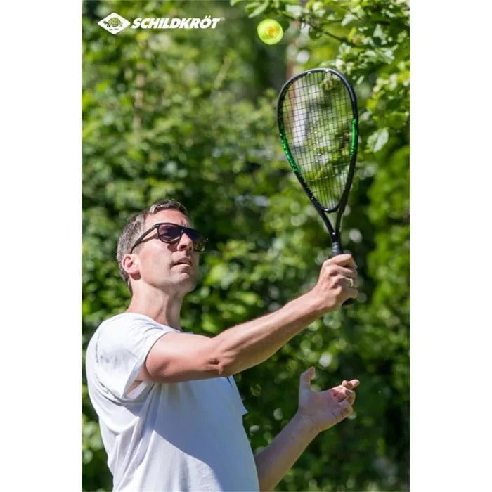 SCHILDKRÖT Speed Badminton Set Black/Green - 2 Rackets (970905)