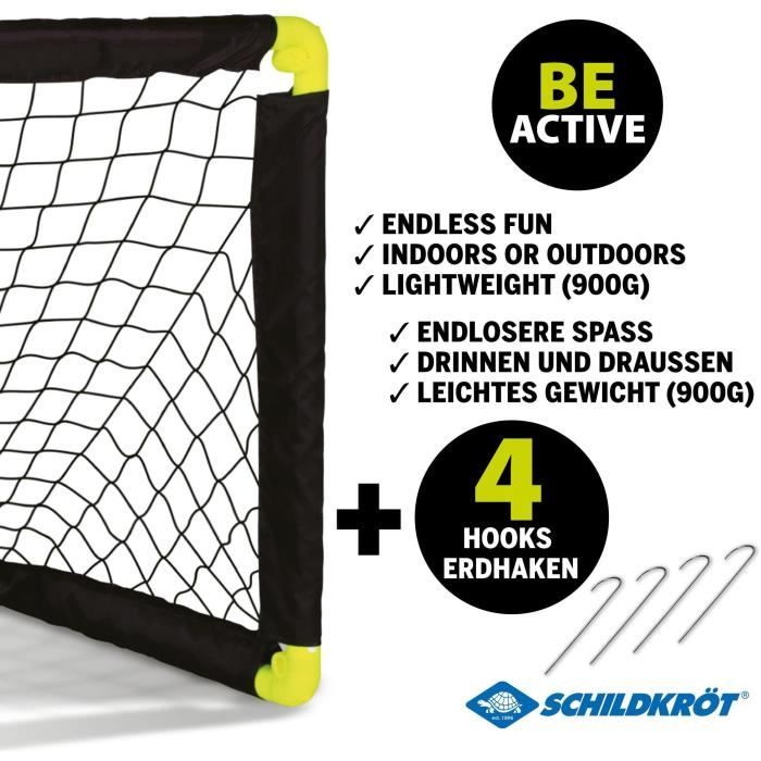 SCHILDKRÖT Foldable Football Goal - Black (970987)