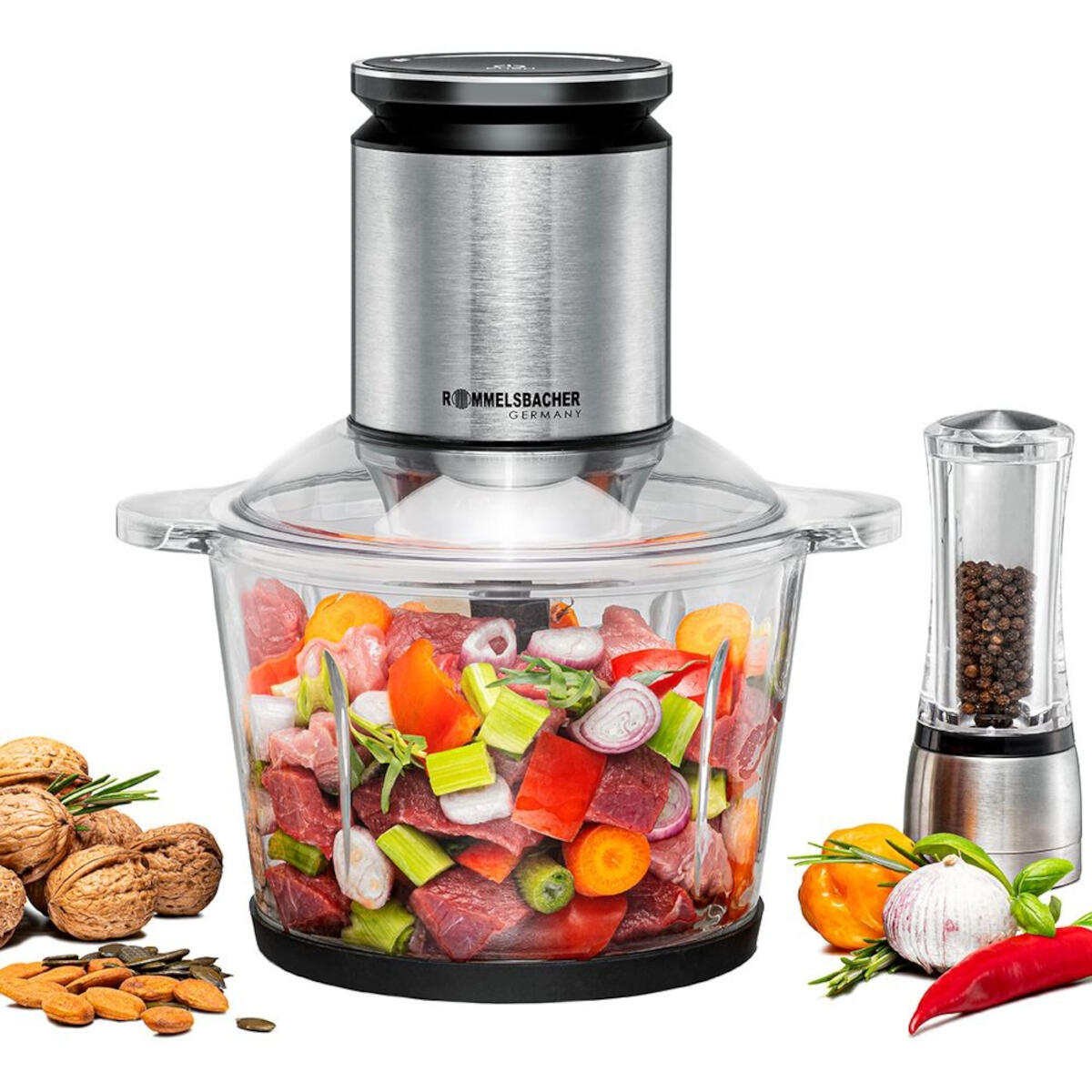 ROMMELSBACHER MZ 800 2.7 L Black Stainless Steel MZ800