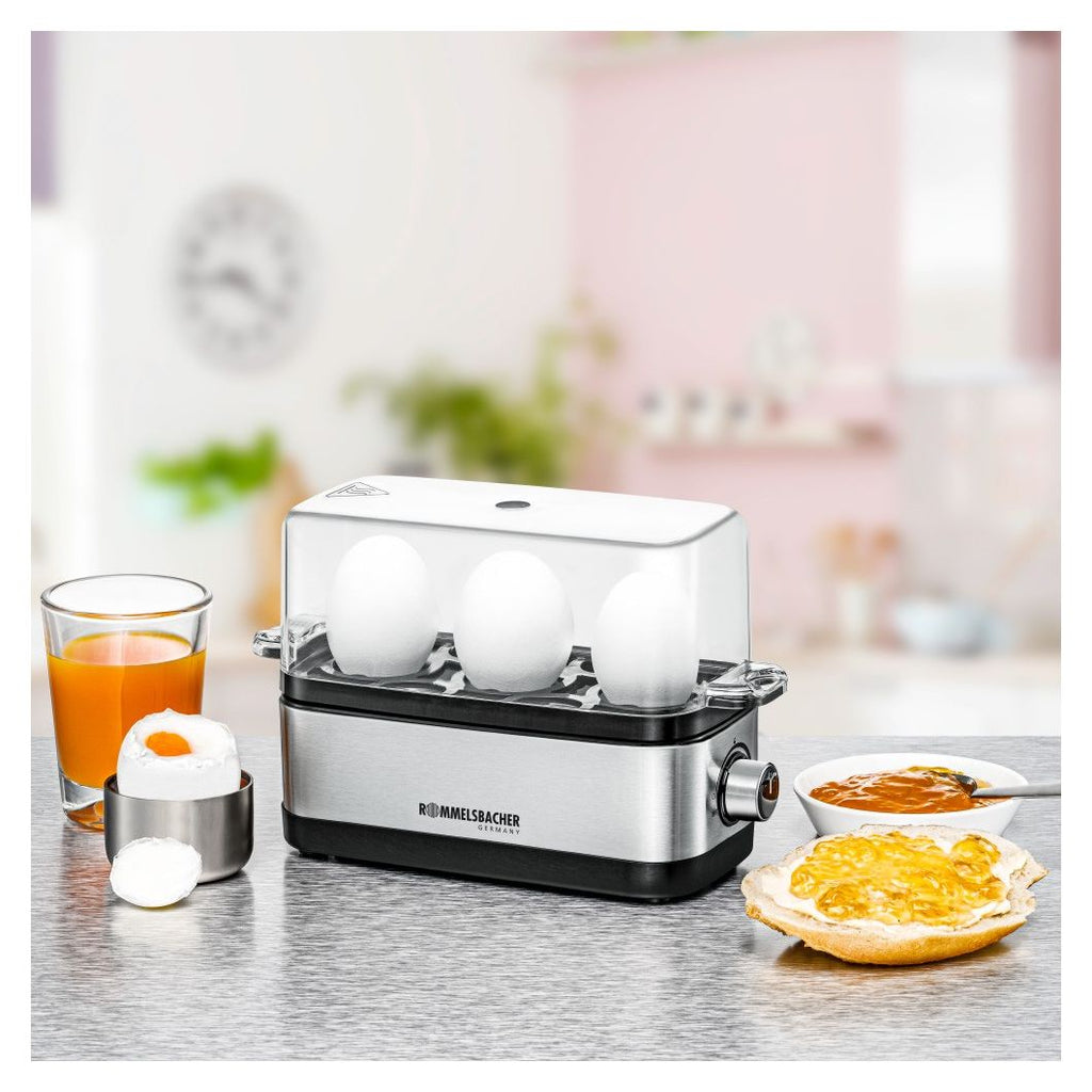 Rommelsbacher Egg Cooker - 3 Eggs - Adjustable Hardness - ER 300