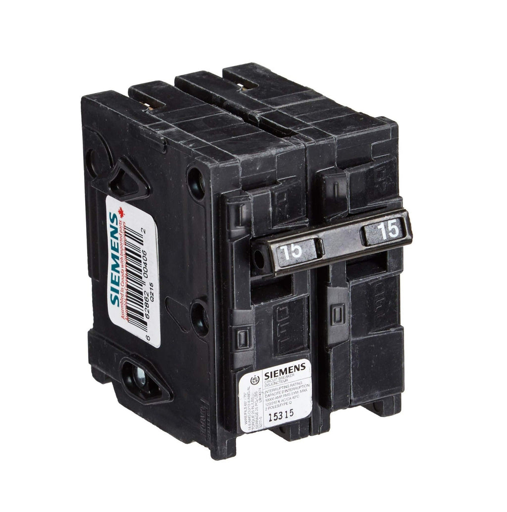 Siemens Miniature Circuit Breaker 6 A - 2-Pole - Tripping Characteristic B 5SY5206-6