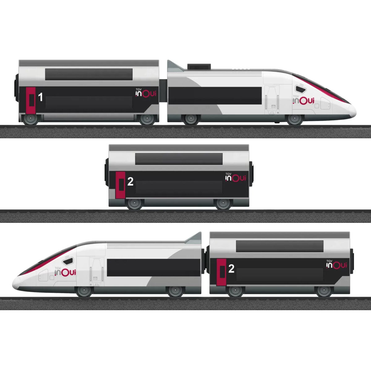 Märklin TGV Duplex Railway Model HO (1:87) Plastic 5 Pieces