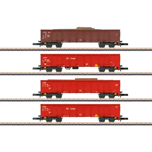 Märklin 82542 Z 4-Piece High-Sided Wagon Set - Scrap Train of DB AG (82542)