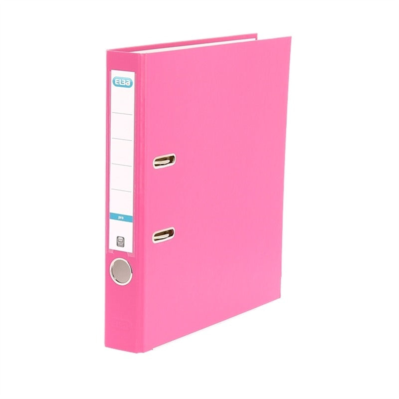 ELBA Smart Pro Binder 50 mm Pink DIN A4 with Clear Pocket - 1 Piece (100025940)