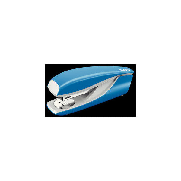 LEITZ Nexxt Stapler, 30 Sheets Capacity, Light Blue, 65 mm Insertion Depth, for 24/6 or 26/6 Staples